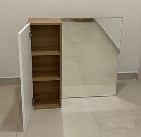 5 Specchi con armadietto laterale.