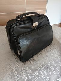 borsa medico vintage in vera pelle