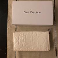 NUOVO! Portafoglio bianco Calvin Klein