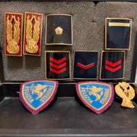 Lotto distintivi e gradi Polizia Stradale
