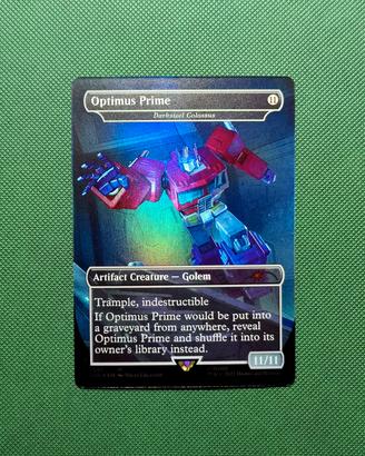 Optimus Prime Secret Lair - Magic the Gathering 