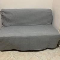 Divano letto compatto grigio