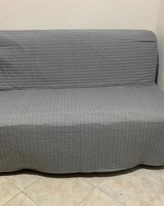 Divano letto compatto grigio