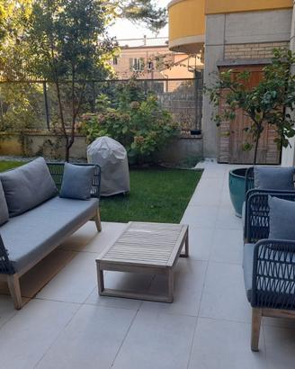 Set divano e poltrone da giardino