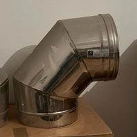 Curva 90° canna fumaria inox d 250
