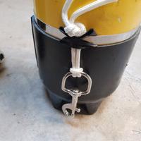 Coppia di Bombole da sub in acciaio 12 litri