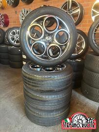 KIT CERCHI IN LEGA +GOMME ALFA ROMEO TONALE DA 18
