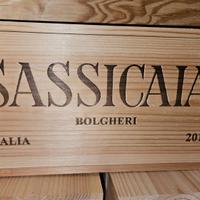 Lotto Sassicaia 3 Litri cassa legno 2019 2021 2022