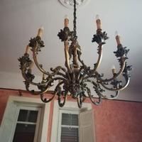 LAMPADARIO IN OTTONE