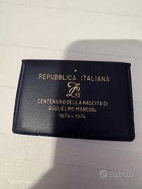 MONETE COMMEMORATIVE G. MARCONI 100 LIRE PROVA AG.