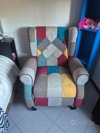 Poltrona patchwork