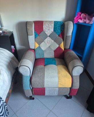Poltrona patchwork