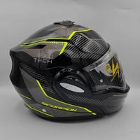 Casco Scorpion EVO Tech Animo giallo fluo TG.  S