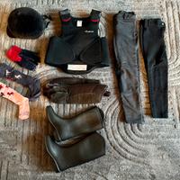Kit equitazione bimbo 8/10 anni Decathlon completo