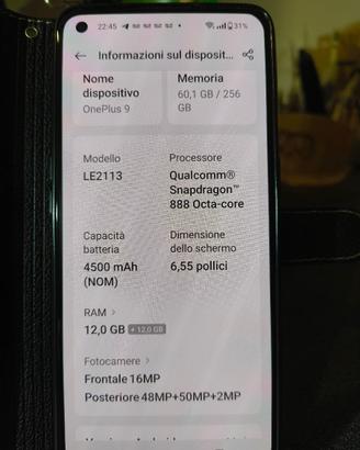 oneplus 9 5G 256Gb\12+12Gb