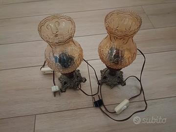 coppia di lampade per comodino
