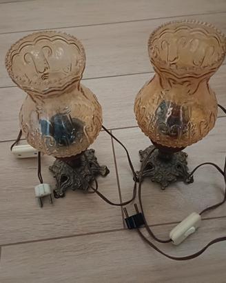 coppia di lampade per comodino