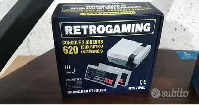 Console rétro con  2joystick giochi anni 80/90