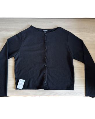 Top/Cardigan Boohoo blu notte NUOVO taglia 44 (L)