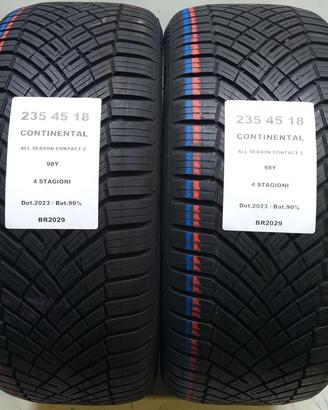 2 GOMME 235 45 18 CONTINENTAL BR2029