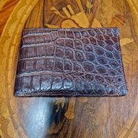 portafoglio in coccodrillo 