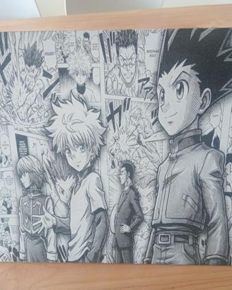 Quadretto Hunter x Hunter - Manga Art