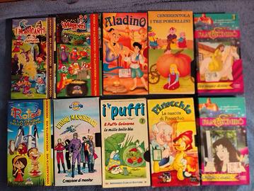 10 VHS cartoni animati vari