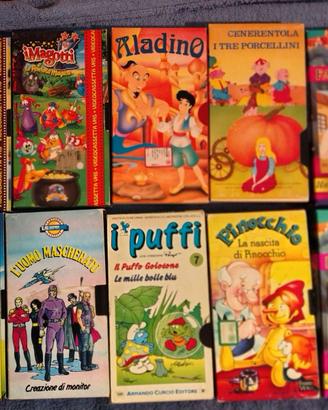 10 VHS cartoni animati vari