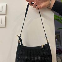 Borsetta nera con brillantini