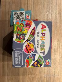 Gioco alfabeto inglese da pavimento