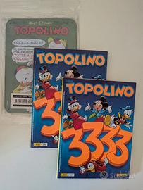 Topolino n.3333 + targa commemorativa Disney