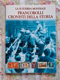 Bolaffi album con francobolli 2 guerra mondiale