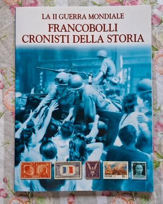 Bolaffi album con francobolli 2 guerra mondiale