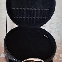 Beauty Case in ecopelle nero