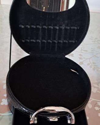 Beauty Case in ecopelle nero