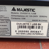 Lettore DVD Majestic con telecomando