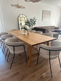 Tavolo in rovere nuovo