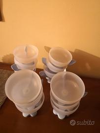 12 ciotole gelato con manici