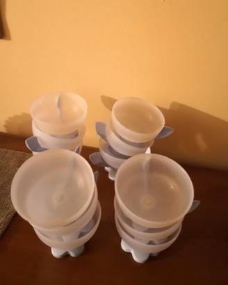 12 ciotole gelato con manici