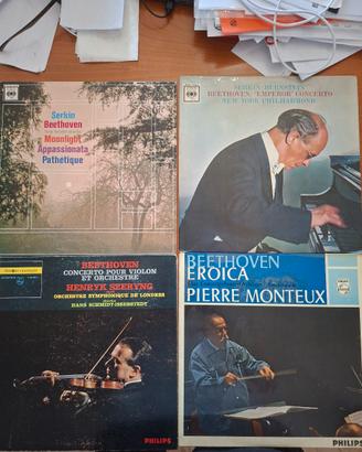 Lotto 4 Vinili Beethoven: Sinfonie e Concerti