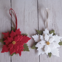 Stelle di Natale in feltro rigido da 3mm