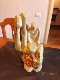 Scultura in terracotta a firma Ferroni