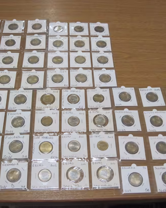 lotto monete in euro da collezione