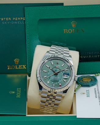 ROLEX SKY-DWELLER 336934 VERDE MINT NUOVO 2026