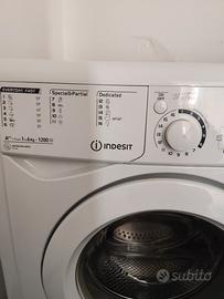 lavatrice Indesit 1200 giri, A++ , 6kg