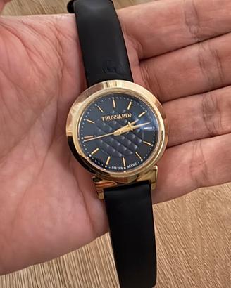 Orologio Trussardi placcato oro vetro zaffiro