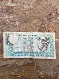 Banconota da 500 lire del 1976