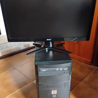 Desktop Asus + monitor Acer