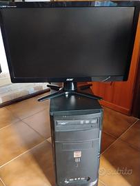 Desktop Asus + monitor Acer