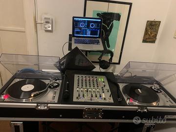 Consolle DJ a vinile completa